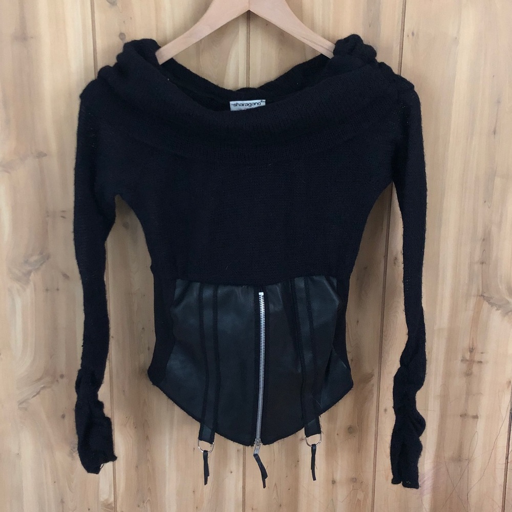 Off-shoulder corset top